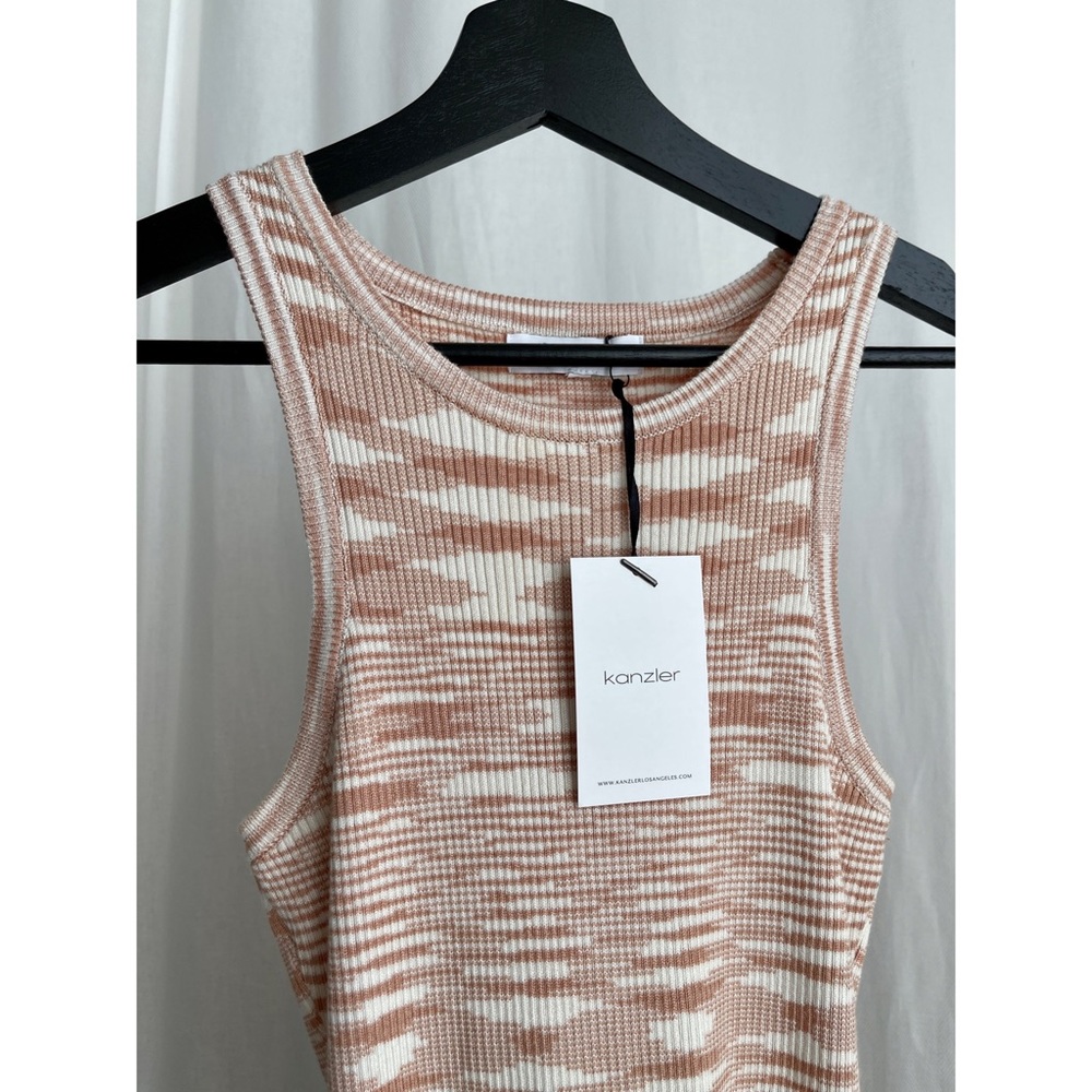 NWT Ribbed Tie-Dye Fitted Midi Dress | Medium - Picture 8 of 8